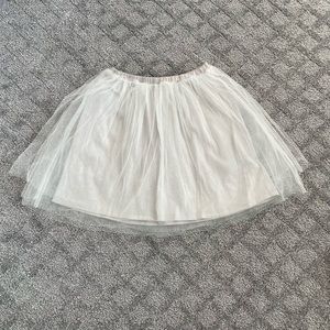 EUC Crewcuts Gray Tulle Skirt